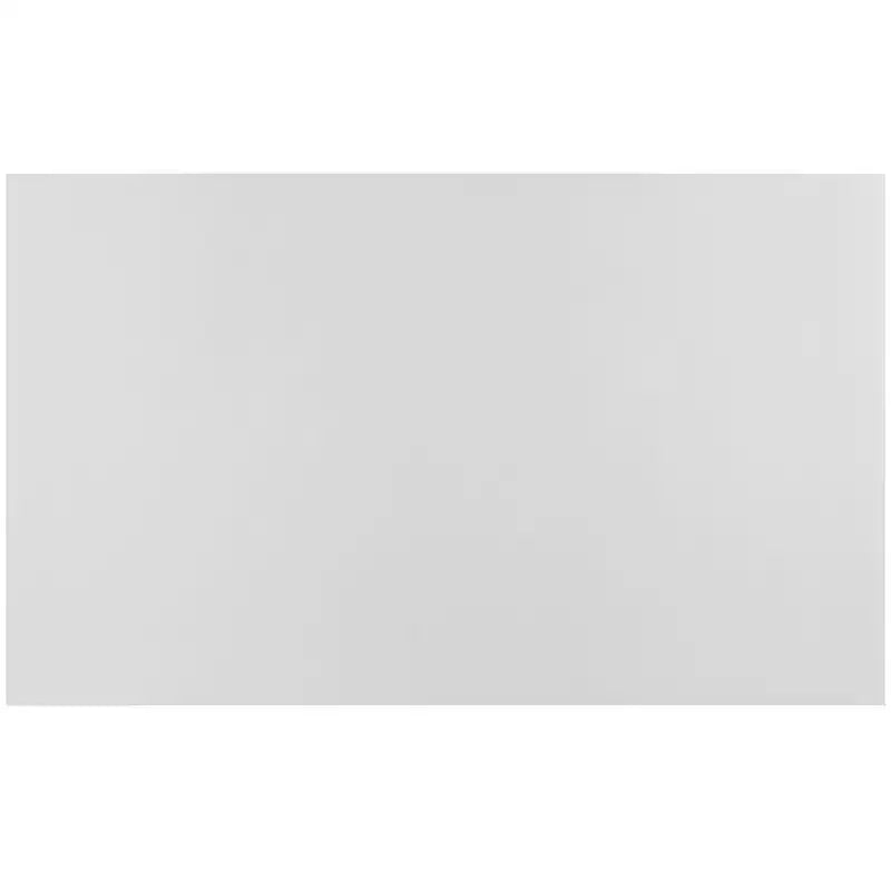 Mesa de comedor rectangular blanca con pedestal, 6 asientos