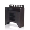 Belfi Wine Cabinet Espresso - HOMES: Inside + Out: Kitchen Buffet, Liquor Storage, 7 Bottle Rack
