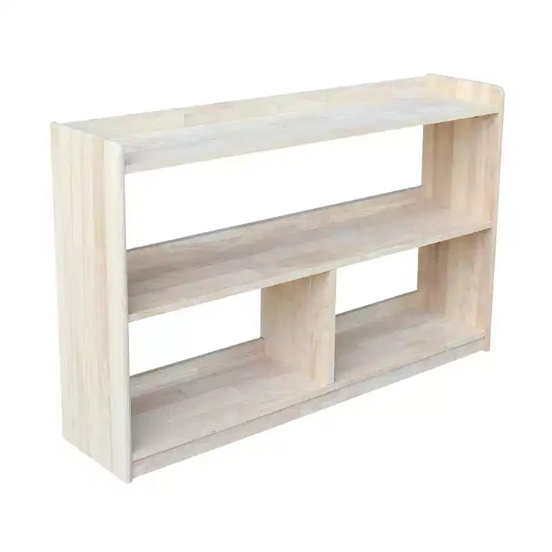 Estantería de 4 niveles de madera sin acabado
