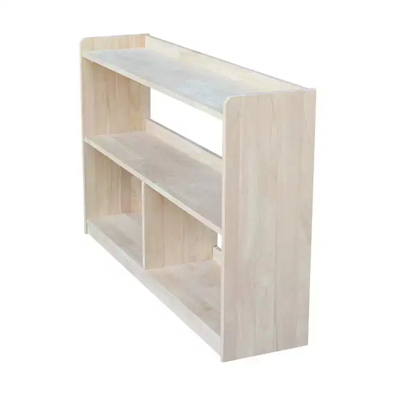 Estantería de 4 niveles de madera sin acabado