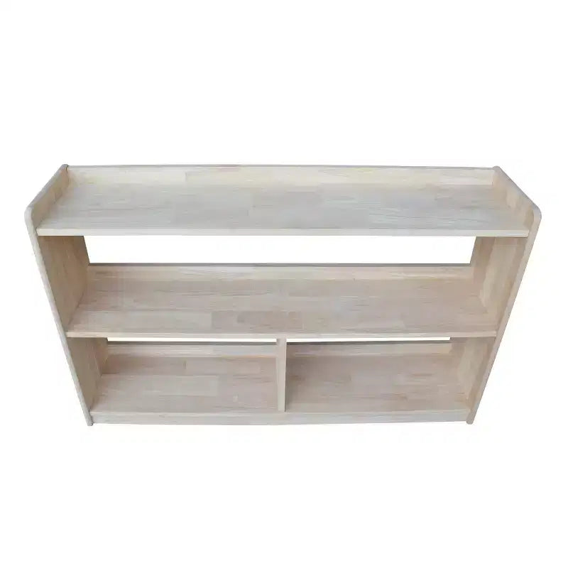 Estantería de 4 niveles de madera sin acabado