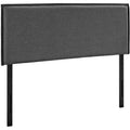 Camille Full Upholstered Fabric Headboard Gray - Modway