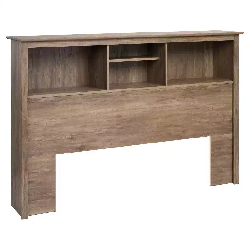 Queen Salt Spring Headboard Drifted Gray - Prepac: Coastal Style Storage Design