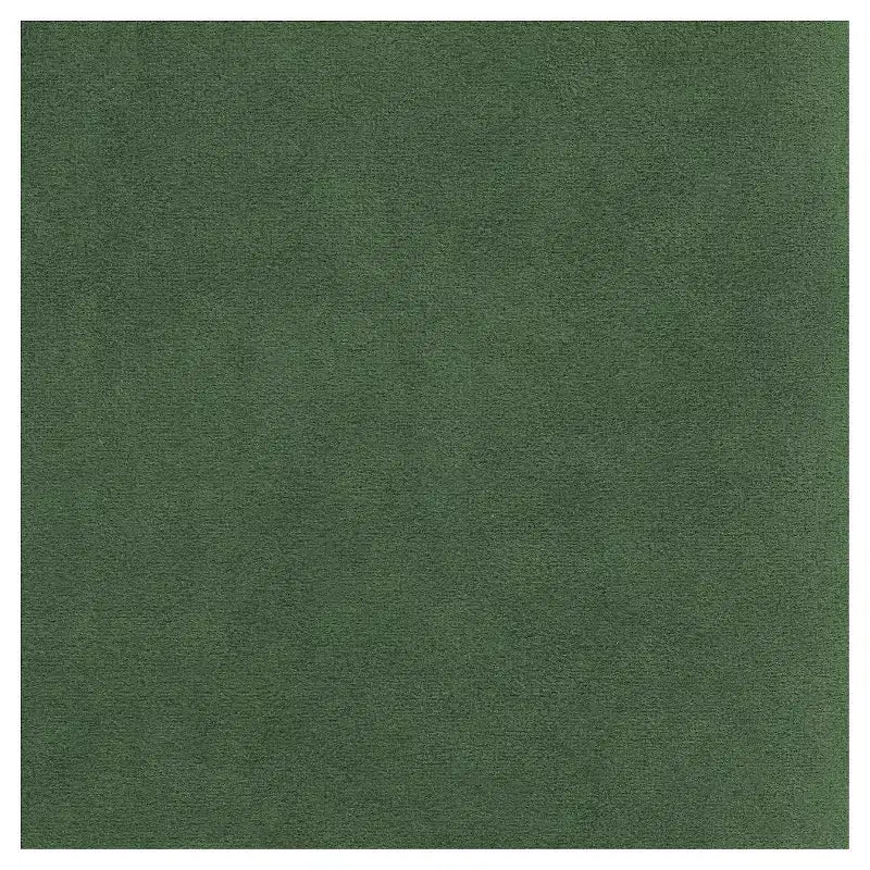 Puf redondo de almacenamiento de terciopelo, 1 asiento, gris / azul marino / verde