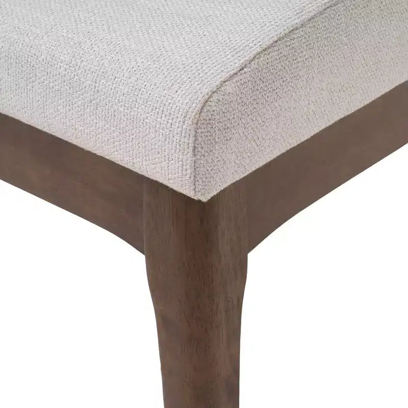 Juego de comedor de 5 piezas con patas curvas y tapizado gris, para 4 personas