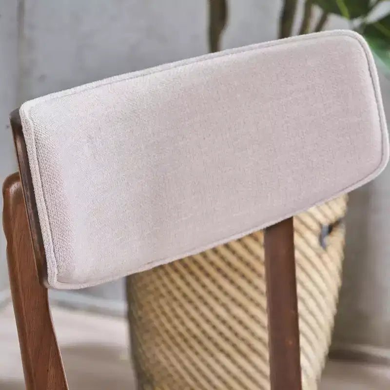 Sillas de comedor tapizadas de mediados de siglo (Juego de 2) - Gris oscuro / Té verde / Beige / Menta