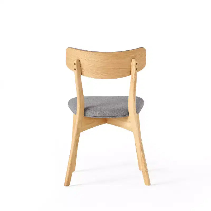 Sillas de comedor tapizadas de mediados de siglo (Juego de 2) - Gris oscuro / Té verde / Beige / Menta
