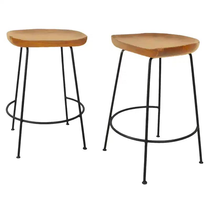 Carolina Living Set of 2 24.5 Bryson Counter Height Barstool
