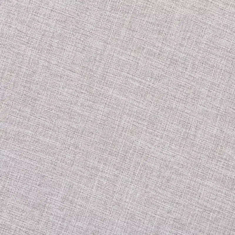 Otomana redonda tapizada gris / gris claro – Asientos para 1