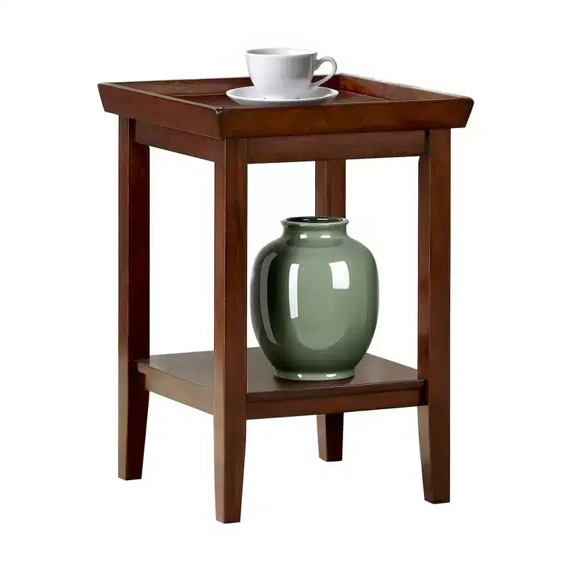 Mesa auxiliar – Negro / Espresso / Blanco