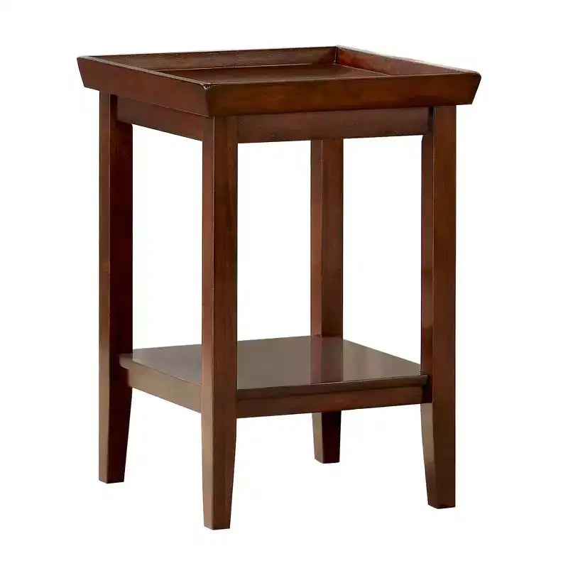 Mesa auxiliar – Negro / Espresso / Blanco