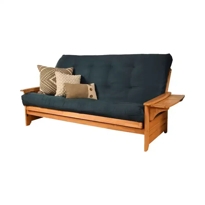 Queen Wheaton Frame and Coil Mattress Butternut - Dual Comfort