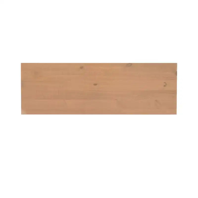 Mesa consola de 2 cajones Gray Wash, pino, montaje para 1 persona